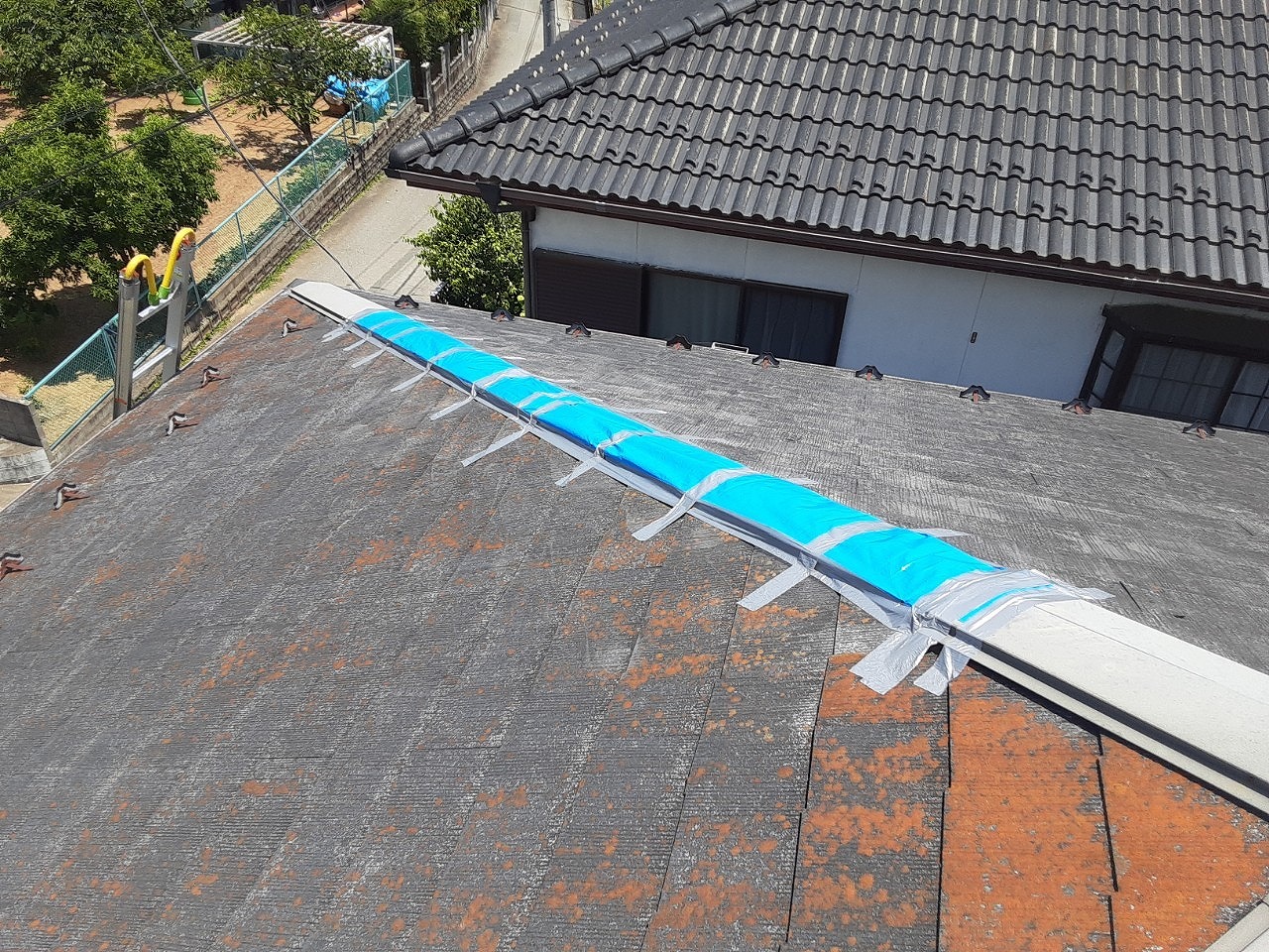 富士川町応急処置済み